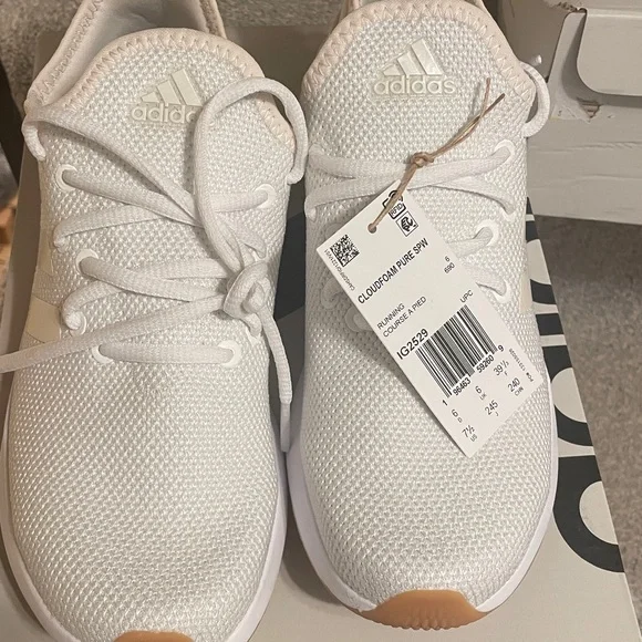 BRAND NEW women adidas cloudfoam pure shoes size US 7.5 - Picture 7 of 8
